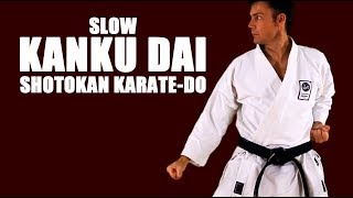 Kanku Dai SLOW  Shotokan Karate JKA [upl. by Aleira]