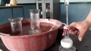 Labpreparation of hydrogen gas [upl. by Eerazed]