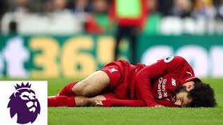 Mohamed Salah injured after knock to head  Premier League  NBC Sports [upl. by Dylane]