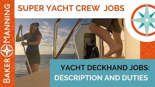 How To Work on a Yacht as a Deckhand [upl. by Manuela]