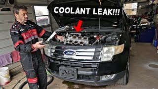 FORD EDGE MOST COMMON COOLANT LEAK LEAKS [upl. by Mercier]