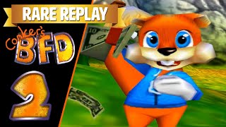 Conkers Bad Fur Day Walkthrough Part 2 N64  XBOX One [upl. by Neffirg]