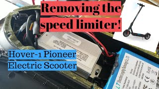 Speed Limiter Removal Hover1 Pioneer Electric Scooter speedhack [upl. by Ashla486]