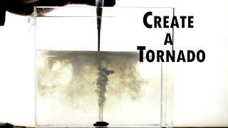 Create a Mini Tornado at Home  Easy DIY Water Vortex [upl. by Lanti]