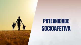 Paternidade socioafetiva [upl. by Aramanta672]