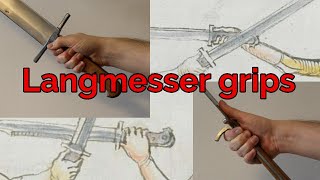 How to grip a langmesser according to Lecküchner [upl. by Inattirb29]