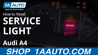 How to Reset Service Light 0409 Audi A4 [upl. by Akcinehs]