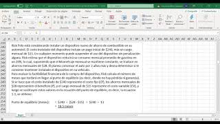 Apalancamiento y punto de equilibrio Operativo financiero y total Ejercicios Excel [upl. by Stimson]