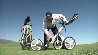 Sun Mountain Speed Cart V1 Sport  Golf Push Cart [upl. by Anawahs206]