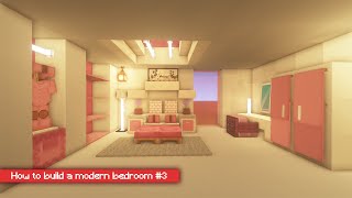 How to build a modern bedroom in Minecraft [upl. by Lucilia232]