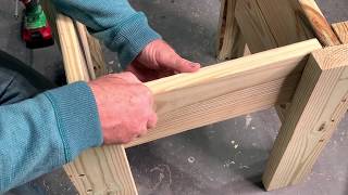 How to build a small planter box [upl. by Essilec]