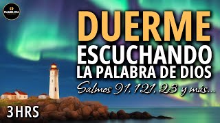 Poderosos Salmos y versículos Bíblicos para Dormir  Biblia Hablada  3 HRS [upl. by Doak81]