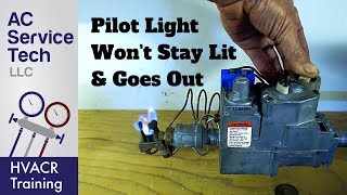 TOP 10 Reasons Why the Gas Pilot Light Goes Out amp Wont Stay Lit [upl. by Reiniar]