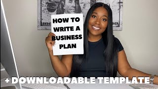 HOW TO WRITE A BUSINESS PLAN STEP BY STEP  TEMPLATE  9 Key Elements [upl. by Eessej]