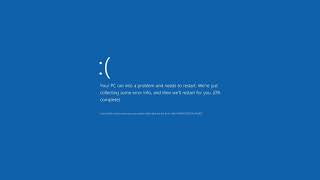 Blue screen of death BSOD 1 hour [upl. by Anavlys]