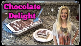 Chocolate Delight  4 Layer Dessert Recipe [upl. by Stanhope]