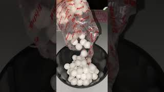 New Naphthalene balls🤍⚪️🤤asmr satisfying mothballs naphthalene shorts youtubeshorts [upl. by Starlene180]