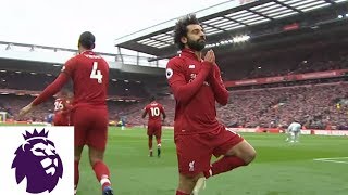 Mohamed Salah curls in unbelievable goal against Chelsea  Premier League  NBC Sports [upl. by Crutcher]