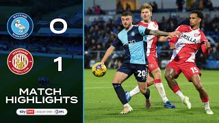 HIGHLIGHTS  Wycombe 01 Stevenage [upl. by Driskill]