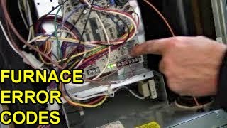 Furnace Error Fault Code Lights  Repair Troubleshoot Fix Diagnose [upl. by Akselaw134]