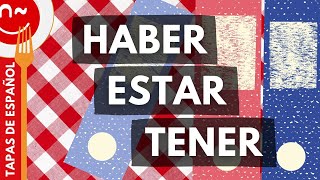 Los verbos haber estar y tener en español [upl. by Loris]