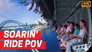 Soarin At Epcot IMAX Flight Ride 4K POV [upl. by Asirrak]