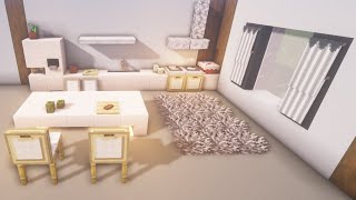 Minecraft Modern Kitchen Build Tutorial [upl. by Seessel]