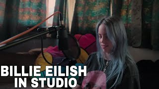 Billie Eilish In Studio [upl. by Ycnahc]