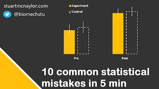 Ten Statistical Mistakes in 5 Min [upl. by Rivalee]