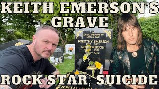 Keith Emersons Grave  Famous Graves [upl. by Artemahs]