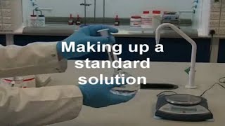 Preparing a standard solution  Chemistry [upl. by Abel42]