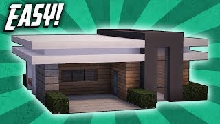 Minecraft How To Build A Small Modern House Tutorial 11 [upl. by Aihpledalihp]