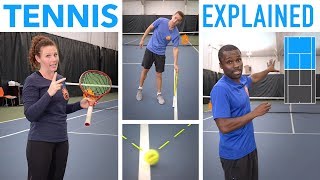 The Rules of Tennis EXPLAINED scoring terms and more [upl. by Cianca]