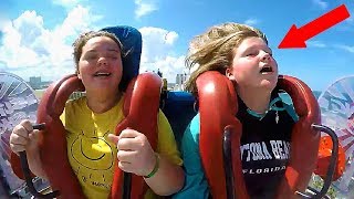 Girls Passing Out 6  Funny Slingshot Ride Compilation [upl. by Veradi]