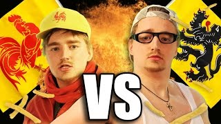 WALLON VS FLAMAND RAP  LE GROS CLASH DES CLICHES [upl. by Orodoet]