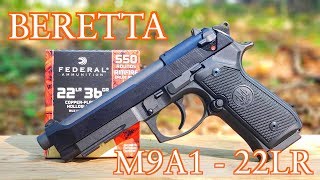 BERETTA 92FS M9A1 22LR REVIEW [upl. by Medor611]