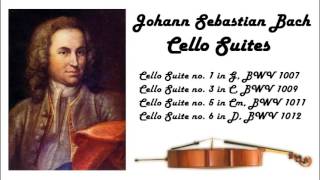 Johann Sebastian Bach  Cello suites in 432 Hz great for reading or studying [upl. by Adlev402]