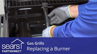 Replacing a Burner on a Gas Grill [upl. by Sihtam225]