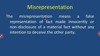 Misrepresentation [upl. by Jaret]